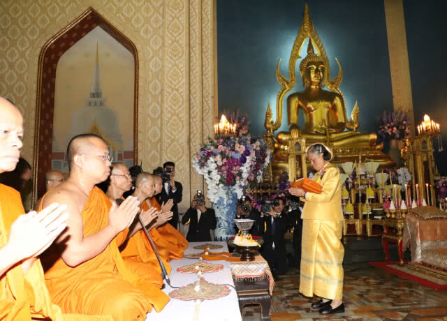สมเด็จพระเทพฯ เสด็จฯ ถวายผ้าพระกฐิน "วัดเบญจมบพิตร-วัดราชโอรสาราม"
