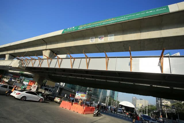 พิธีเปิดอุโมงค์ทางลอด บริเวณแยกรัชโยธิน