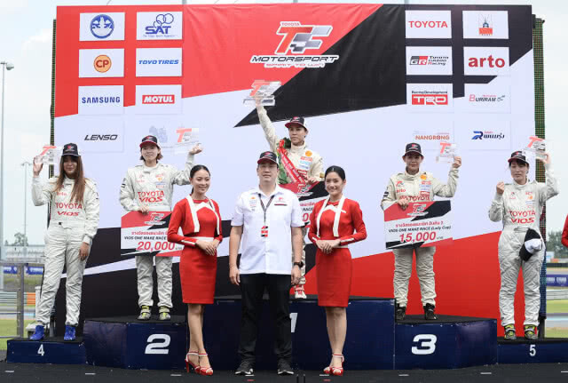 "ชนินชา-พุทธมนต์" คว้าสิทธิแข่งToyota Gazoo