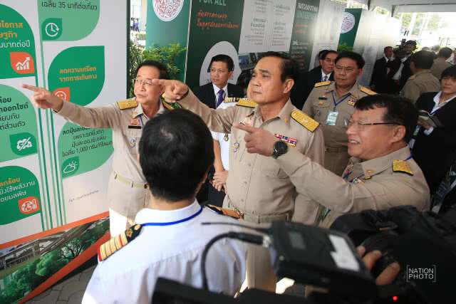 พิธีเปิดอุโมงค์ทางลอด บริเวณแยกรัชโยธิน