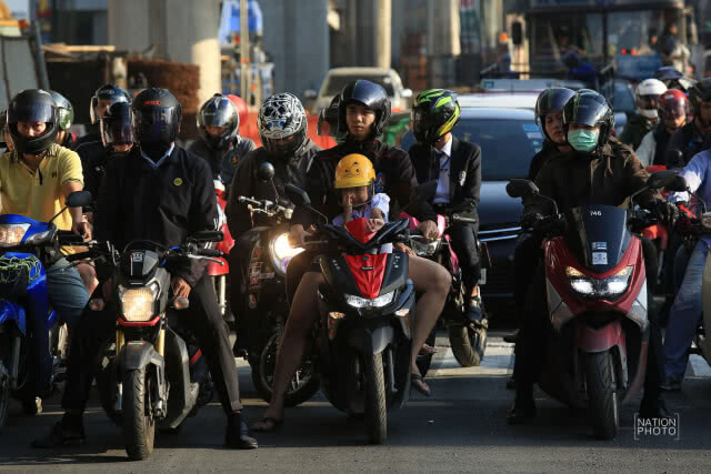 พิธีเปิดอุโมงค์ทางลอด บริเวณแยกรัชโยธิน