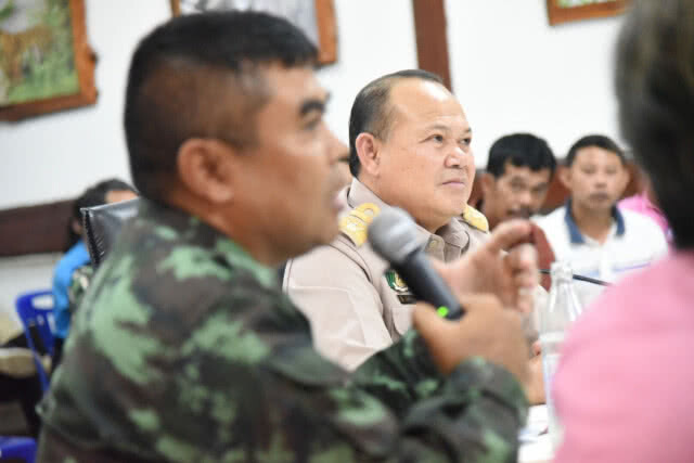 กรมอุทยานแห่งชาติสัตว์ป่าและพันธุ์พืชจัดประชุมรับฟังความคิดเห็นกรณีการปรับปรุงผิวจราจรถนนพะเนินทุ่ง