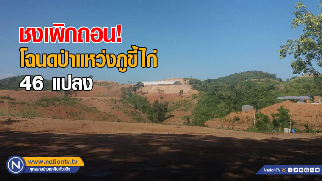 ที่ดินเพชรบูรณ์ ชงเพิกถอนโฉนดป่าแหว่งภูขี้ไก่ 46 แปลง ที่ดินเพชรบูรณ์ ชงเพิกถอนโฉนดป่าแหว่งภูขี้ไก่ 46 แปลง
