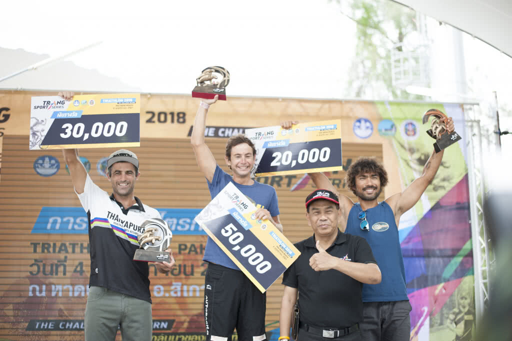 2 นักไตรกีฬาชาวไทย จเร เจียรนัย,ดาลิ่ง อารดา คว้ารางวัลในTrang Sport Series