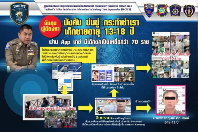 ขับออกจากราชการ! ทหารตุ๋ยเด็ก ถ่ายคลิปแบล็คเมล์