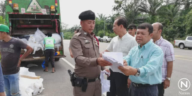 แจ้งความ! โรงแรมดังอ่าวนางทิ้งขยะข้างถนน