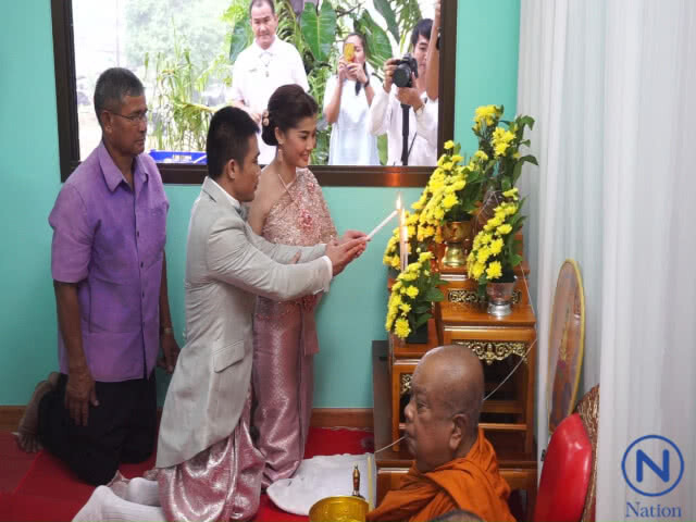 บรรยากาศงานแต่ง "แหลม - จ๊ะจ๋า"