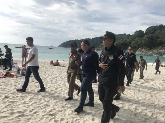ชุดพยัคฆ์ไพรจับด่านเถื่อนเก็บค่าผ่านทางหาดฟรีดอม ภูเก็ต