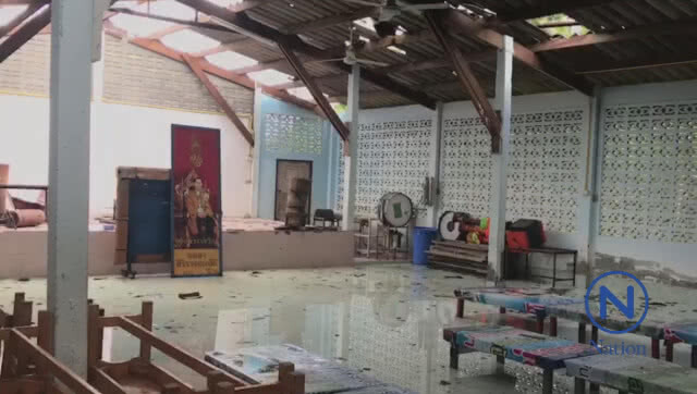 พายุถล่ม 3 หมู่บ้านจะนะร.ร.-วัด-บ้านงานแต่งหนีตายระทึก บ้านพังเกือบ100หลัง
