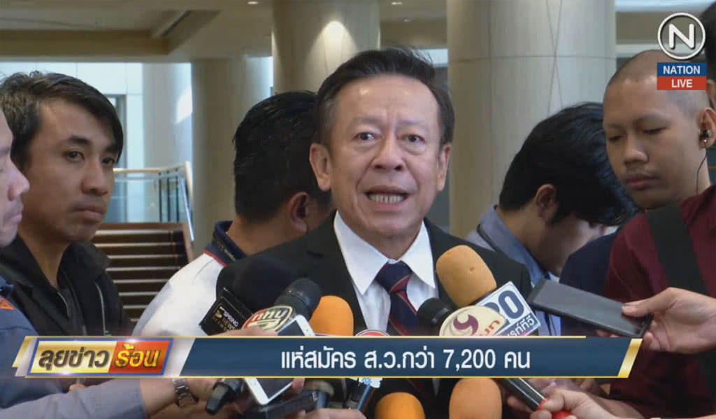 (คลิปข่าว) แห่สมัคร สว. กว่า 7,200 คน (คลิปข่าว) แห่สมัคร สว. กว่า 7,200 คน