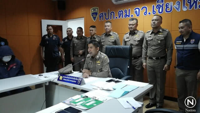 ตร. แถลงทลายแก๊งขนแรงงานพม่า