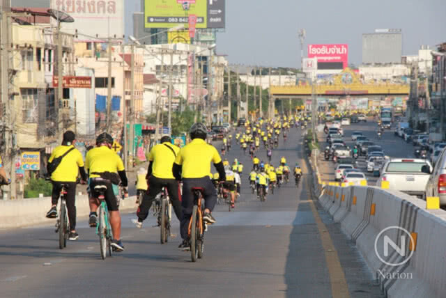 "น้องทาม" นำจักรยานพระราชทานร่วมซ้อมปั่น Bike อุ่นไอรัก