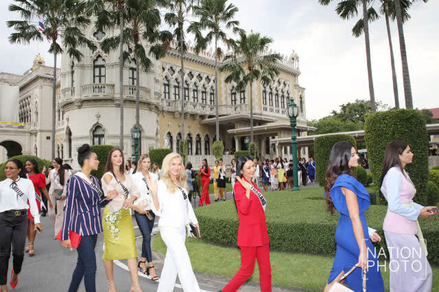 ทำเนียบสดใส! 95 สาวงาม "มิสยูนิเวิร์ส" เข้าพบ "นายกฯ"