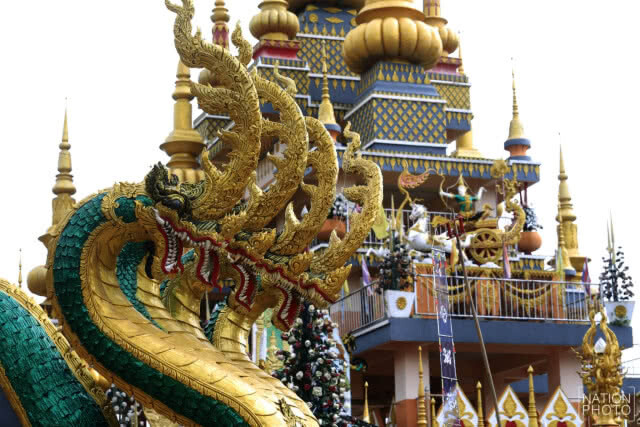 ศุกร์ (สุข) ละวัด : วัดห้วยทรายขาว ศิลปะปูนปั้น เชียงราย