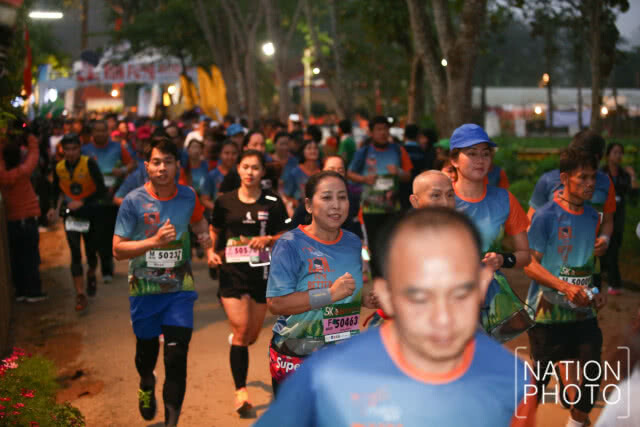 พระองค์ภาฯ ทรงร่วมกิจกรรมวิ่งครอสคันทรี่เทรล ในโอกาสครบรอบ 12 ปี โครงการกำลังใจ