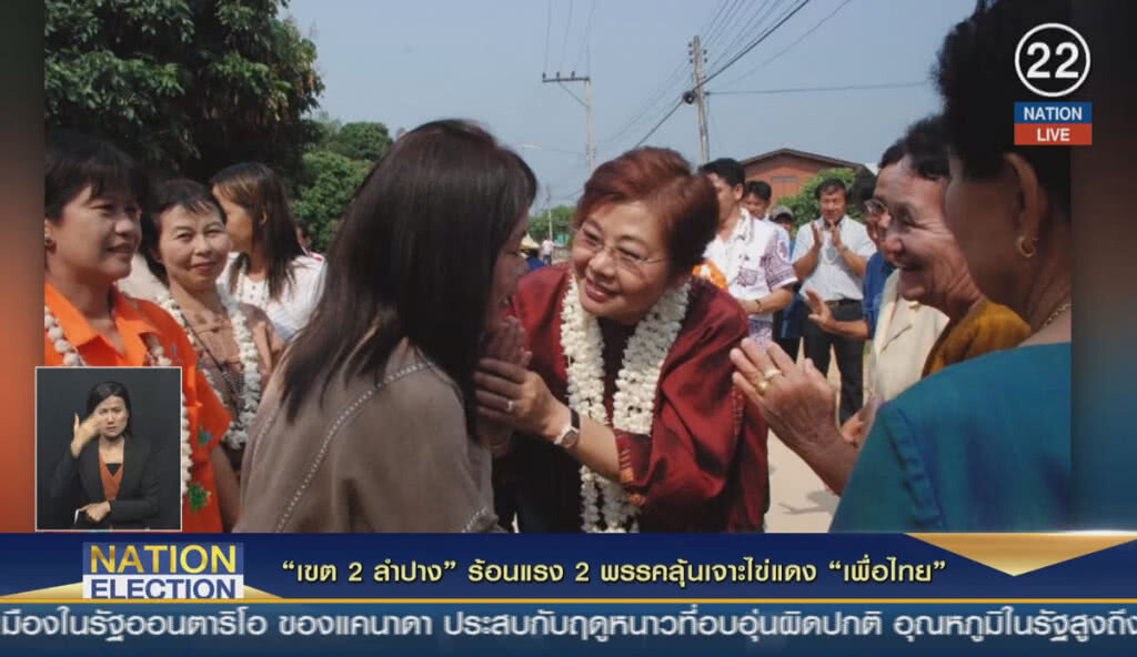 (คลิปข่าว) "เขต 2ลำปาง" ร้อนแรง 2 พรรค ลุ้นเจาะไข่แดง "เพื่อไทย" (คลิปข่าว) "เขต 2ลำปาง" ร้อนแรง 2 พรรค ลุ้นเจาะไข่แดง "เพื่อไทย"