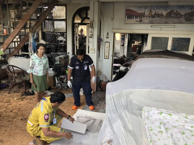 สลด!! ไฟไหม้บ้านย่านสุขุมวิท ย่างสด 1 ศพ
