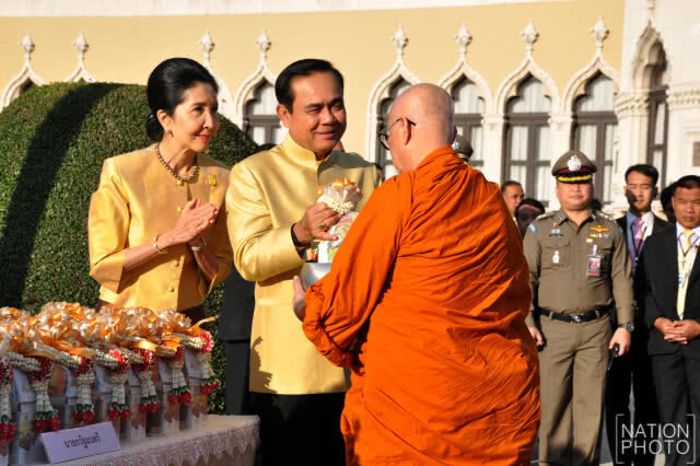 "ประยุทธ์" นำบุญมาฝากพี่น้องปชช.
