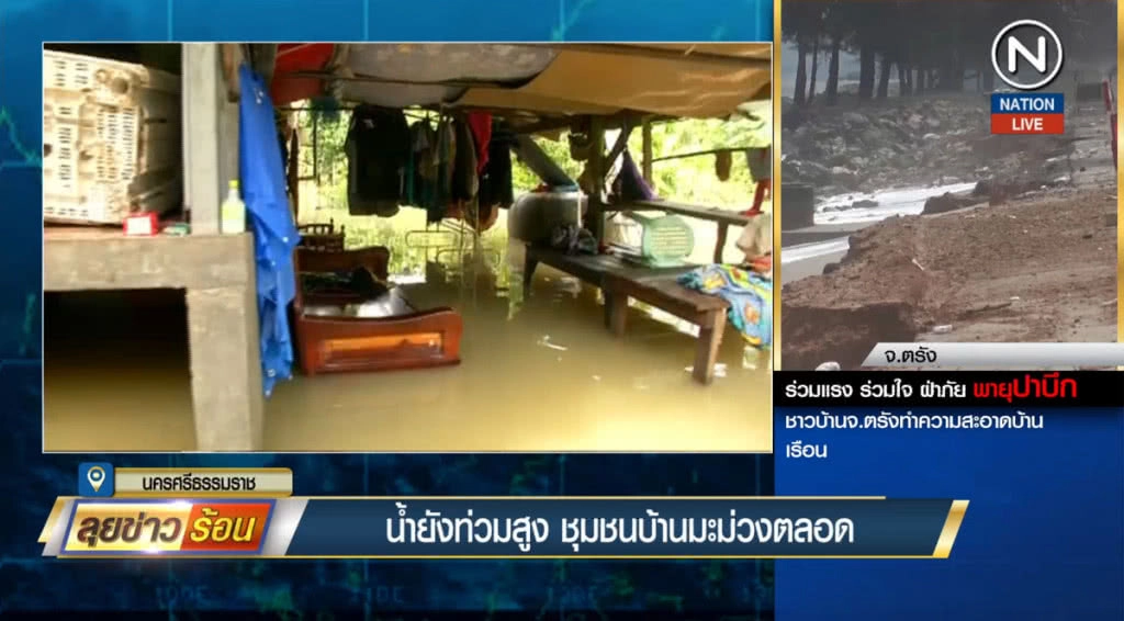 (คลิปข่าว) น้ำยังท่วมสูง ชุมชนบ้านมะม่วงตลอด