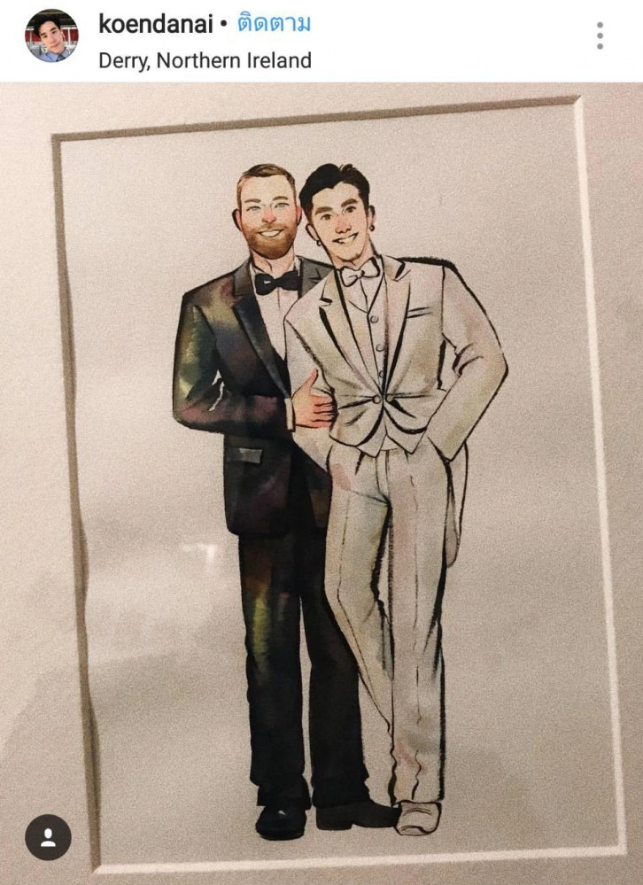 ร่วมยินดี!!! "เขื่อน K-OTIC" วิวาห์หวานแฟนหนุ่ม "เดเมี่ยน" ที่ไอร์แลนด์เหนือ