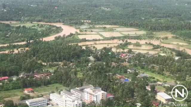 (คลิป) ภาพมุมสูง "สงขลา-แหลมตะลุมพุก" ร่องรอยความเสียหายหลัง "ปาบึก" ถล่ม