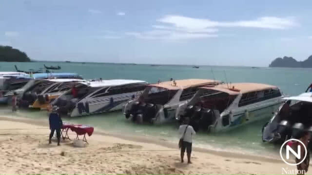 ฟ้าหลังฝน..นักท่องเที่ยวแน่น "เกาะพีพี" หลังพายุ "ปาบึก" สงบ