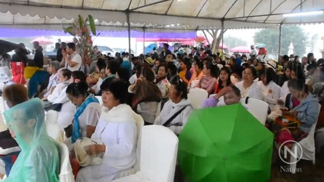 ลูกศิษย์นับหมื่นแห่ร่วมทำบุญ "ครูบาบุญชุ่ม" 55 ปี