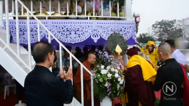ลูกศิษย์นับหมื่นแห่ร่วมทำบุญ "ครูบาบุญชุ่ม" 55 ปี