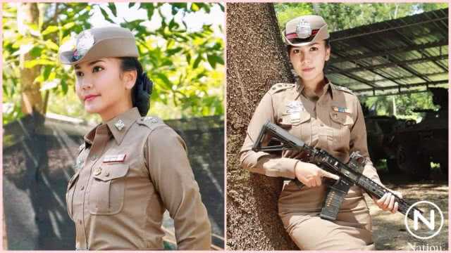 โลกโซเชียลแห่ให้กำลังใจ "ผู้กองหญิง" สุดสวย ถูกสะเก็ดระเบิดคาร์บอมบ์