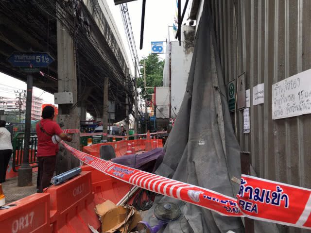 ทีมวิศวกรลงพื้นที่ตรวจสอบอาคารถล่มรามคำแหง51