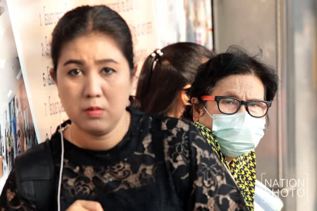 เช้านี้ ปชช.สวมหน้ากากป้องกันมลพิษ