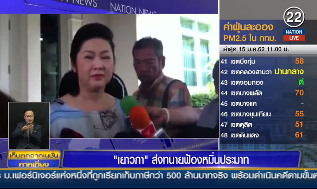 "เยาวภา" ส่งทนายฟ้องหมิ่นประมาท "เยาวภา" ส่งทนายฟ้องหมิ่นประมาท