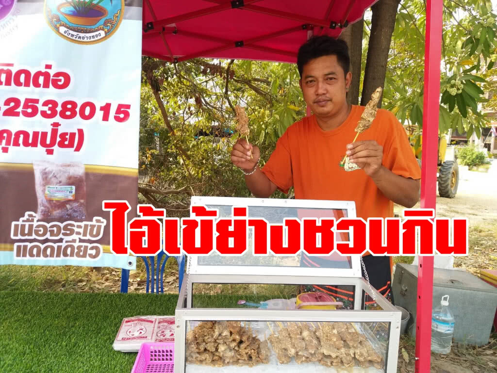 ฮือฮา!หนุ่มใหญ่ยึดอาชีพขายจระเข้เสียบไม้ย่าง ฮือฮา!หนุ่มใหญ่ยึดอาชีพขายจระเข้เสียบไม้ย่าง