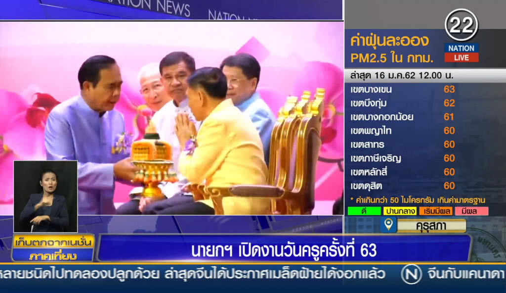 นายกฯ เปิดงานวันครูครั้งที่ 63