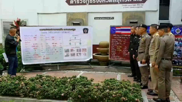 ตำรวจภาค 7 แถลงผลจับยาบ้านับแสนเม็ดและอาวุธปืนเพียบ