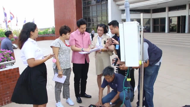 เมืองพัทยาติดตั้งเครื่องตรวจสภาพอากาศ แจ้งผลวัดผ่านโซเชี่ยล