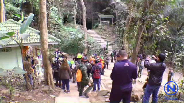 เริ่มเก็บกู้อุปกรณ์ใน "ถ้ำหลวง" วันแรก