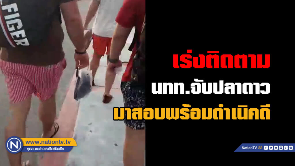 เร่งติดตามตัวนทท. "เก็บปลาดาวทะเล" มาสอบสวนดำเนินคดี