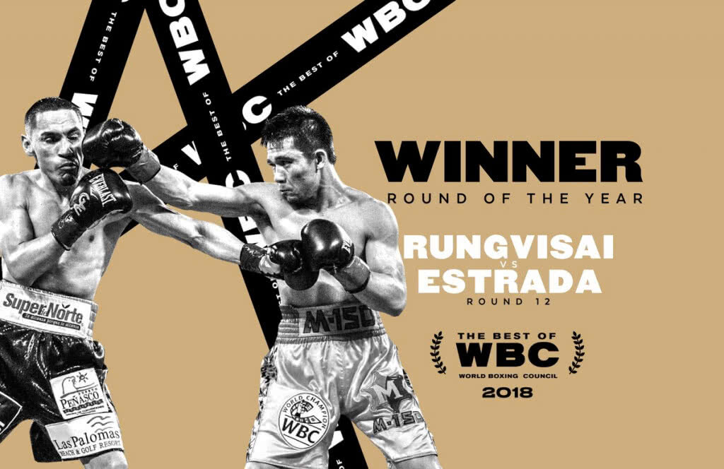 WBC ยก "ศรีสะเกษ-เอสตราด้า" ต่อยยก 12 ยอดเยี่ยมแห่งปี2018 WBC ยก "ศรีสะเกษ-เอสตราด้า" ต่อยยก 12 ยอดเยี่ยมแห่งปี2018