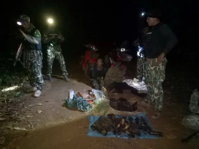 รวบ 2 พรานล่าหมูป่าเขตอุทยานแห่งชาติ