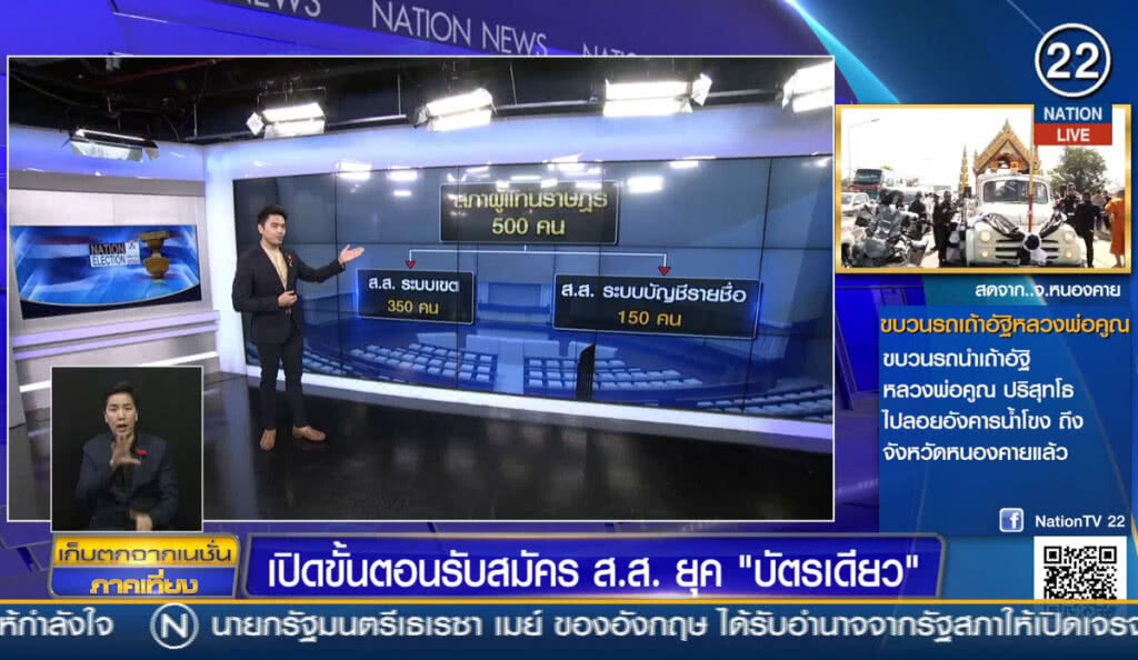 เปิดขั้นตอนรับสมัคร ส.ส.ยุค "บัตรเดียว"