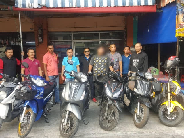 สืบบางนาบุกทลายขบวนการแก๊งโจ๋ตระเวนลักรถจยย.ตามหอพัก