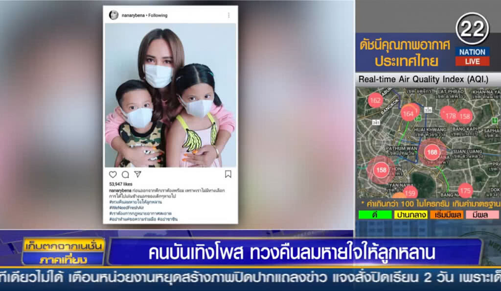 คนบันเทิงโพส ทวงคืนลมหายใจให้ลูกหลาน
