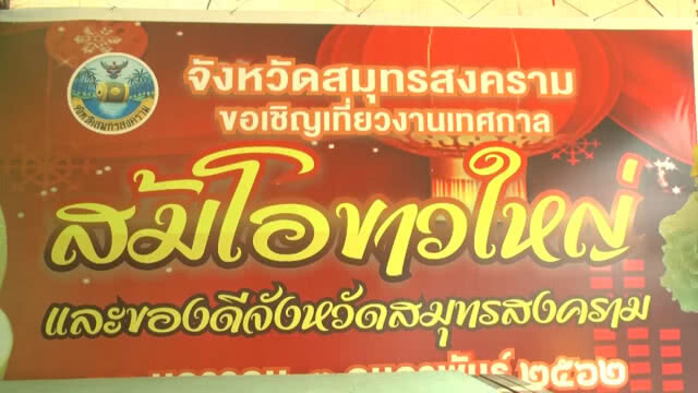 ประมูล "ส้มโอขาวใหญ่" รายได้มอบ รพ.ซื้ออุปกรณ์การแพทย์