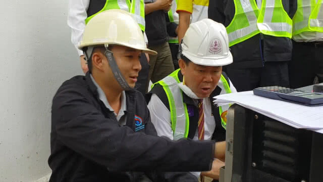 รองปลัดกระทรวงอุตฯ ตรวจมลพิษ "หยั่นหว่อหยุ่น" มหาชัย