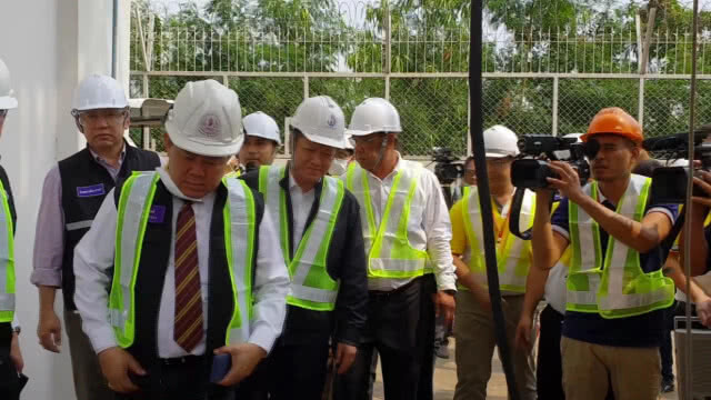 รองปลัดกระทรวงอุตฯ ตรวจมลพิษ "หยั่นหว่อหยุ่น" มหาชัย