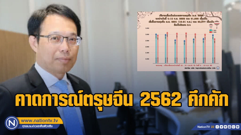 วิทยุการบินฯ คาดการณ์ตรุษจีน 2562 คึกคัก เที่ยวบินเพิ่ม 6.4%
