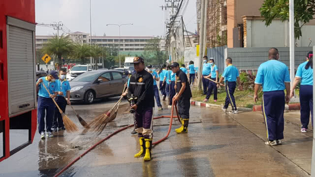 สนง.ปลัดกระทรวงกลาโหม จัด Big Cleaning Day ลดฝุ่น PM 2.5