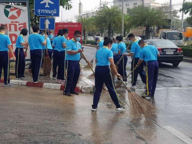 สนง.ปลัดกระทรวงกลาโหม จัด Big Cleaning Day ลดฝุ่น PM 2.5