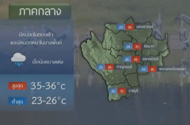 พยากรณ์อากาศ 4 กุมภาพันธ์ 2562